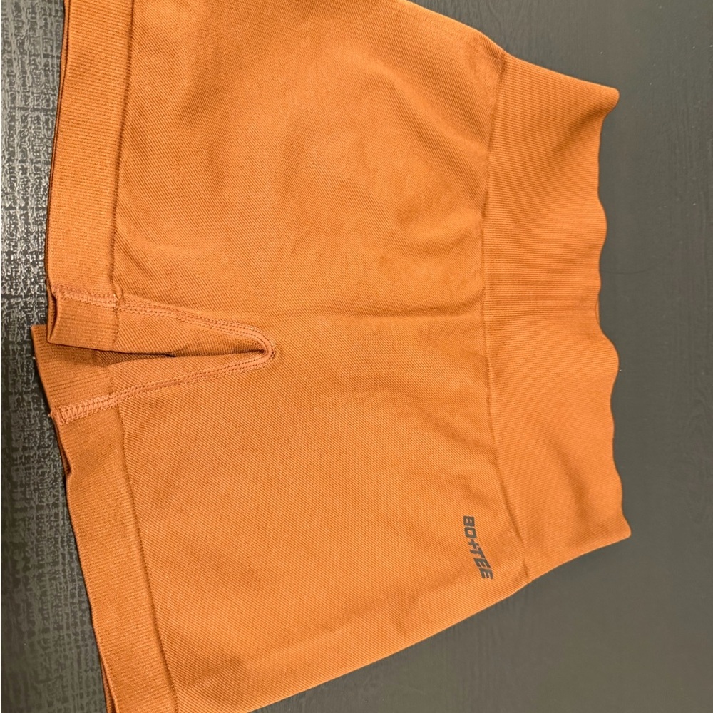 Bo+Tee Women's Athletic Shorts - Orange